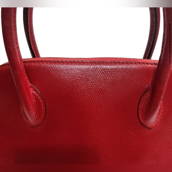 CELINE Red Leather Handbag - Picture 5 of 10